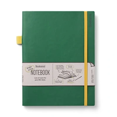 Image of IF Bookaroo Bigger Things Notebook Journal Forest Green