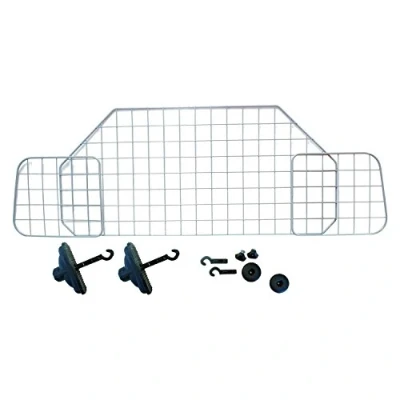 Image of Summit SUM 704 Mesh Type Headrest Dog Guard, Metallic Silver