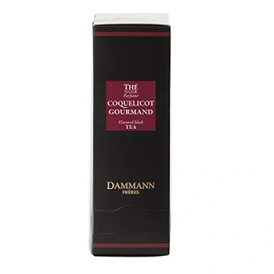 Image of DAMMANN FRERES Coquelicot Gourmand 24 wrapped envelopped tea bags