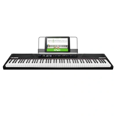 Image of Alesis Recital 88 Key Digital Piano Keyboard for Beginners with Semi Weighted Keys, Built In Speakers and Lessons