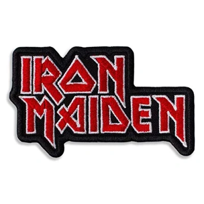 Image of Iron Heavy Metal Band Embroidered Patch On (3 x 1.9 inches)