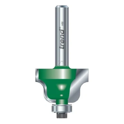 Image of Trend CraftPro Self Guided Ogee Router Cutter Bit, 1/2 Inch Shank, 4mm Radius and 15.9mm Cut Length, Tungsten Carbide Tipped, C086X1/2TC