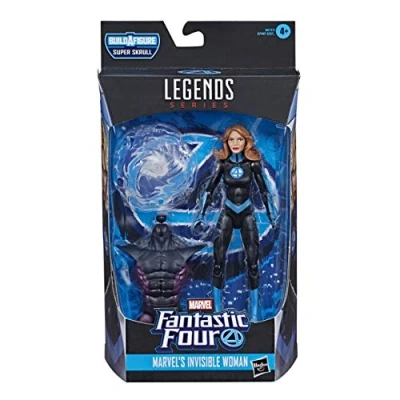 Image of Marvel Legends Series Fantastic Four 15 cm Collectible Action Figure Marvel’s Invisible Woman Toy, 1 Accessory, Build A Part