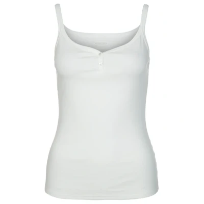 Image of Schiesser Women&#039;s Spaghetti Top Fine Rib Natural Beauty