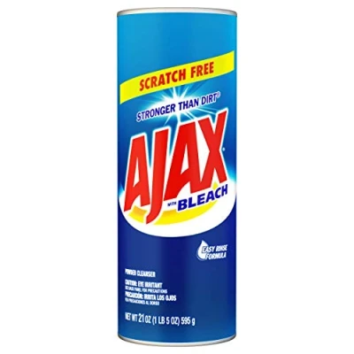 Image of Ajax 5361 All Purpose Cleaner, 21 oz, Plastic Container, White, Solid Powder, Floral, Ounce (Pack of 1)
