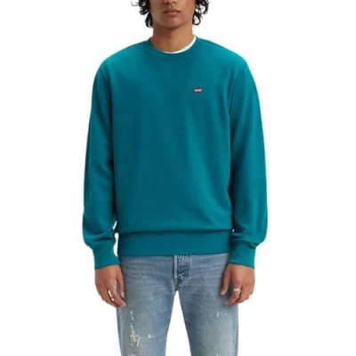 Image of Levi&#039;s Men&#039;s Crew Sweatshirt Ocean Depths XS