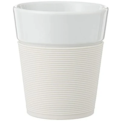 Image of Bistro: 2 pcs Mug with Silicone Sleeve 0.3l, 1 Count (Pack of 1), Off White