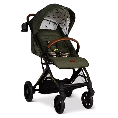 Image of Cosatto Woosh Trail Stroller, Birth 25kg, Multi Terrain Suspension, Compact Free Standing Fold, UPD100+ Hood, Raincover (Bureau)