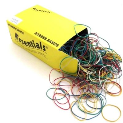 Image of Whitecroft Essentials Rubber Bands Assorted Sizes/Colours (Box of 454g)
