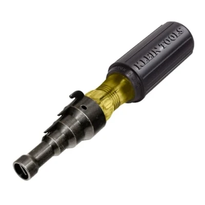 Image of Conduit Fitting and Reaming Screwdriver for 1/2 Inch, 3/4 1 Inch Thin Wall KLEIN TOOLS 85191, Black/Yellow