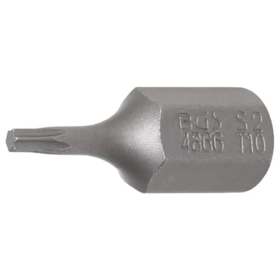 Image of BGS 4866 Bit Length 30 mm 10 (3/8&quot;) Drive T Star (for Torx) T10