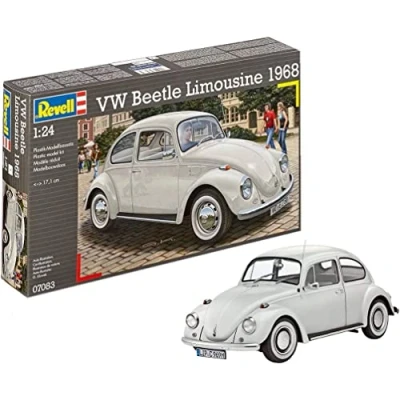 Image of Revell 07083 VW Beetle Limousine 1968 1:24 Scale Unbuilt/Unpainted Plastic Model Kit