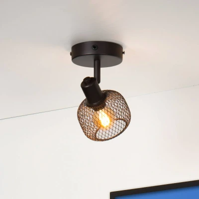 Image of Lucide Maren downlight, 1 bulb, black