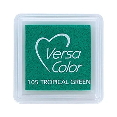 Image of Tsukineko Versasmall Tropical Green Ink Pad