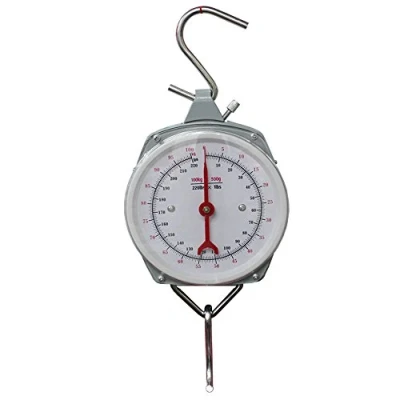 Image of szdealhola Fishing Hunting Kitchen Metal Mechanical Hanging Scales 100kg / 220lbs