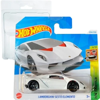 Image of Hot Wheels Lamborghini Sesto Elemento HW Exotics 4/10 (204/250) HTC23 2024 + Protector Short Card Frikimonkey