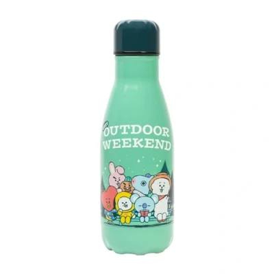 Image of Grupo Erik BT21 Official Merchandise Metal Hot&amp;Cold Bottle 260 ml 9 oz 260ml Water Gifts Hot And Cold Cute Kawaii
