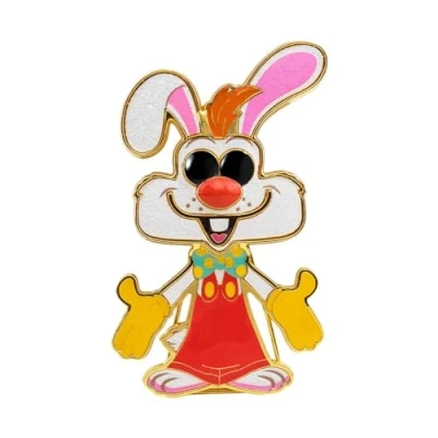 Image of Funko Pop! Enamel Pin: Roger Rabbit Who Framed Rabbit? Pins Cute Collectable Novelty Brooch for Backpacks &amp; Bags Gift Idea Official Merchandise Movies Fans