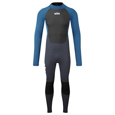 Image of Gill Mens Pursuit 4/3mm Neoprene Full Body Long Sleeve Cold Water Wetsuit Sports Surfing Paddleboard Swimming