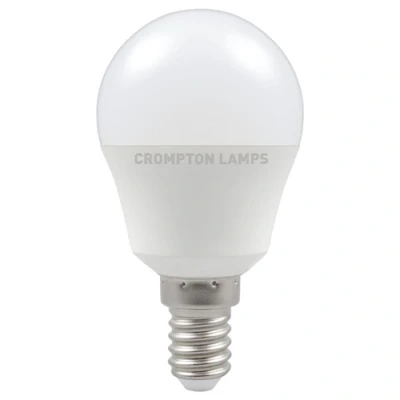 Image of Crompton LED Thermal Plastic Round 5W 4000K Dimmable SES E14
