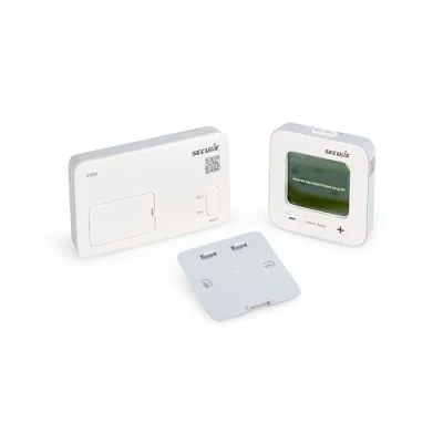 Image of Secure C1727 2 Channel Programmable Room Thermostat Direct Replacement for Horstmann CentaurPlus ServicePlus Thermoplus Bluetooth Programming with Smart WIFI Add On Option App Controlled