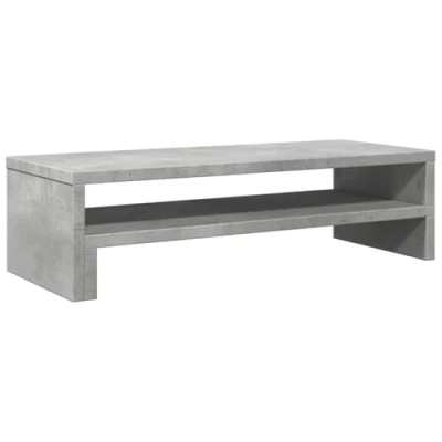 Image of vidaXL Monitor Stand Concrete Grey 54x22x15 cm Engineered Wood