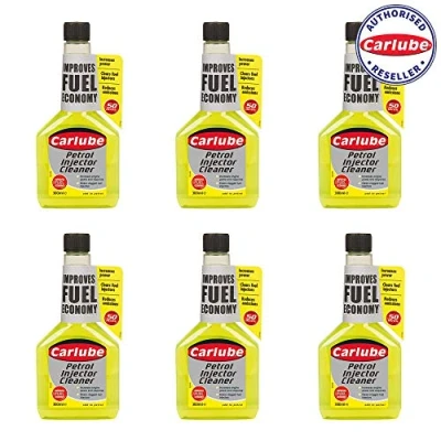 Image of Carlube QPI300 Petrol Fuel System Treatment &amp; Injector Cleaner 300ml x 6