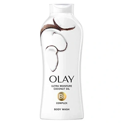Image of Olay Ultra Moisture Body Wash with Coconut Oil, 22 fl oz