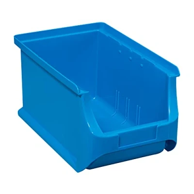 Image of Allit 456208 Size 3 Storage Bin, Blue, 235 x 150 125 mm