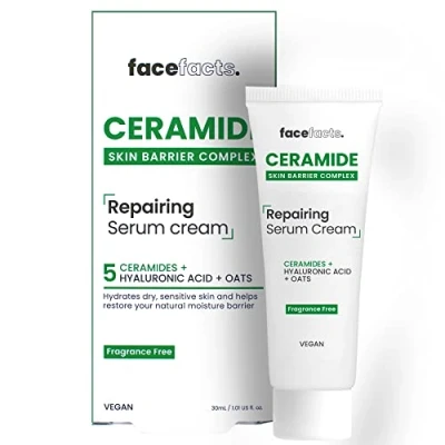 Image of Face Facts Ceramide Repairing Serum Repairs + Hydrates Skin 30ml