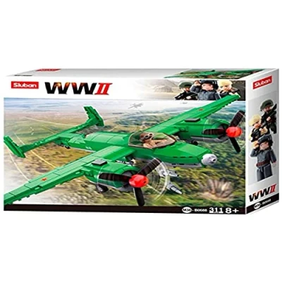 Image of Sluban M38 B0688 Tupolev Tu 2 Construction Set, Multi Colour, Medium