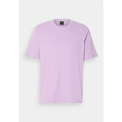Image of BOSS TEE Basic Tshirt, Men&#039;s, Size: Medium, Light pastel purple