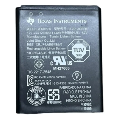 Image of Texas Instruments N2BT/BKT/B TI Battery Pack for Nspire CX, CX CAS, 84Plus CE T