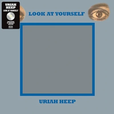 Image of Uriah Heep Look At Yourself: 50th Anniversary Clear vinyl + Opened Shrink 2021 UK LP BMGRM086CLP
