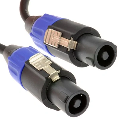 Image of kenable PA System Speaker Lead SPK 2 x1.5mm Cable Locking Ends 3m 10ft [3 metres]