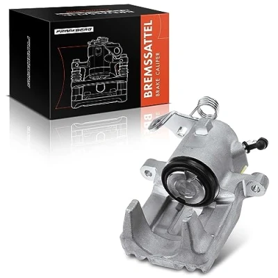 Image of Frankberg Brake Caliper Rear Left Compatible with A3 1998 2006 TT Toledo II 2004 Octavia I 1996 2010 B.o.r.a 2005 Golf IV Replace# 1J0615423A