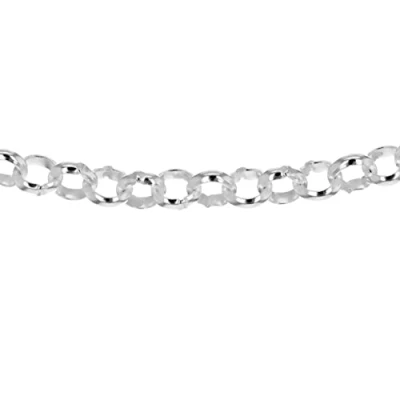 Image of Tuscany Silver Women&#039;s Sterling 1 mm Belcher Chain Necklace of Length 51 cm/20 Inch