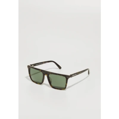 Image of Michael Kors Man MK2249U EDGEWATER 37053H Sunglasses Acetate Green Squared Normal