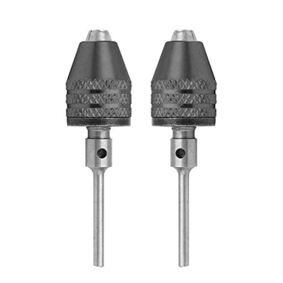 Image of Bestgle 2 Packs 2.35mm Shaft Mini Keyless Drill Chuck Quick Change Adapter Bit Converter
