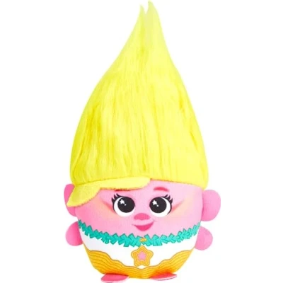 Image of Mattel ​DreamWorks Trolls Band Together Hairmony Mixers Viva Plush Toy with Sound, 6 inch Soft Doll Inspired by the Movie, Interactive Harmonizing​