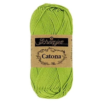 Image of Scheepjes Catona 205 Kiwi Yarn 1x10g