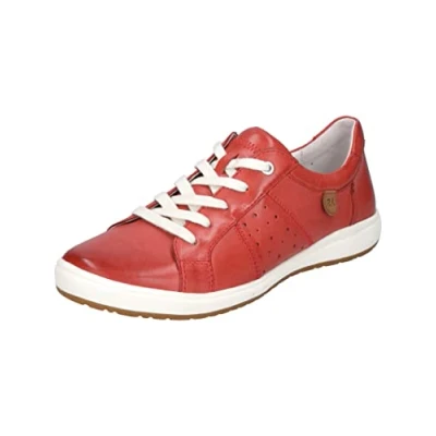 Image of Josef Seibel Women&#039;s Caren 01 Low Top Sneakers, Red (Red 133 400), 8 UK