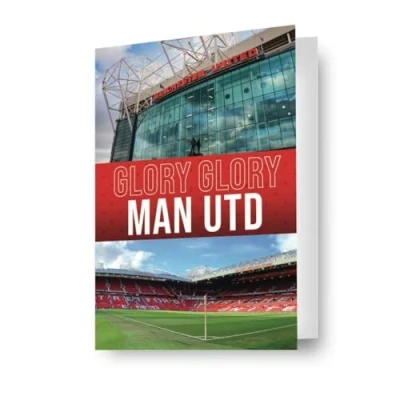 Image of Manchester United Fc birthday football Card 3D Effect Lenticular A Fantastic For All Occasion
