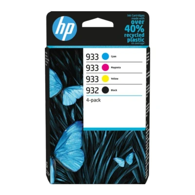 Image of HP 932 &amp; 933 Original Cyan, Magenta, Yellow Black Ink Cartridges Multipack, Black,Yellow,Cyan,Magenta