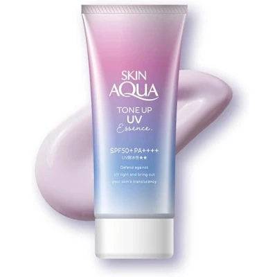 Image of Rohto Skin Aqua Tone Up UV Essence SPF50+ PA++++ 80g