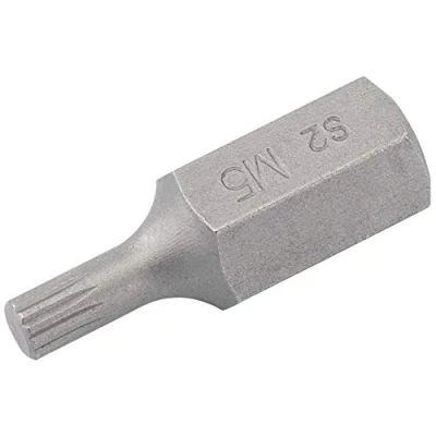 Image of Draper M5 x 30mm Spline 10mm Insert Bit for Mechanic&#039;s Sets