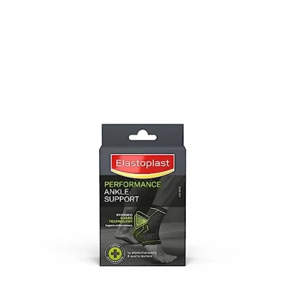 Image of Elastoplast Advanced Performance Ankle Support (1 Brace) for Ligament Damage, Achilles Heel, Tendonitis, Sprains, Strains and Weak/Injured Ankles