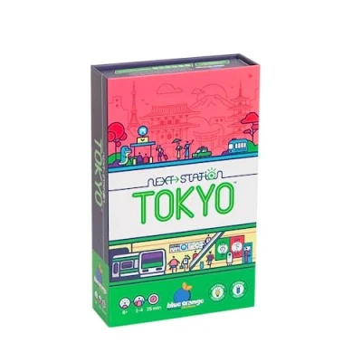 Image of Blue Orange Next Station Tokyo Board Game Ages 8+ 1 4 Players 25 mins Minutes Playing Time