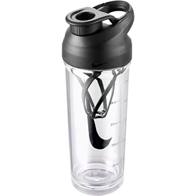 Image of NIKE BOTTLE TR HYPERCHARGE SHAKER 24oz CLEAR