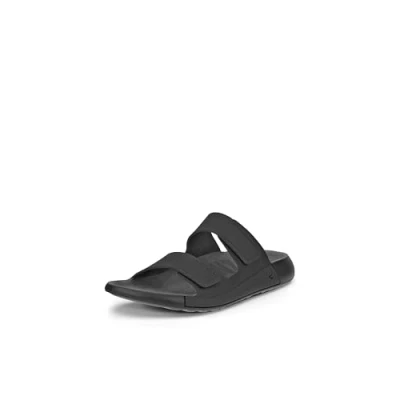 Image of ECCO Pool slides, Women&#039;s, Size: 7.5, Black Leather